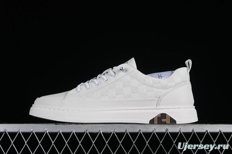 ECCO Soft 7 Classic Slip-On Loafers with Mosaic Pattern - 63231601002