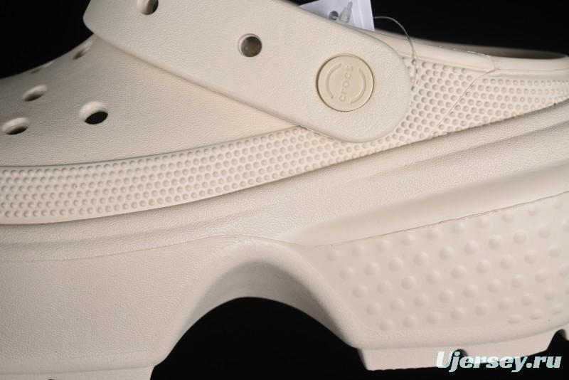 Crocs Classic Clog Snow House Retro Beach Clogs with Adjustable Heel Strap - B.D4