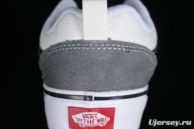 Vans Classics Knu Skool Retro Skate Shoes with Checkerboard Design - VN0009QC6PA