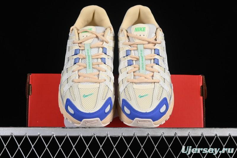 Nike P-6000 Retro Casual Sneakers with Layered Design and Ultra-Lightweight Body - FJ5443-113
