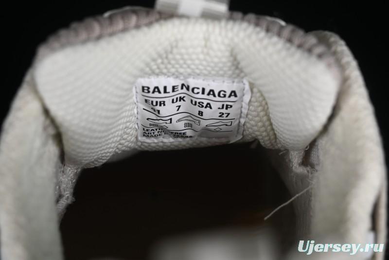 Balenciaga Phantom Sneaker 10th Generation Lace-Up Running Shoes with Transparent Heel Strap - W3XLL9191