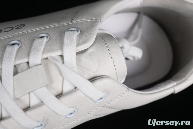 Ecco Soft 60th Anniversary Street Fun Collection Versatile White Sneakers - 63335301002