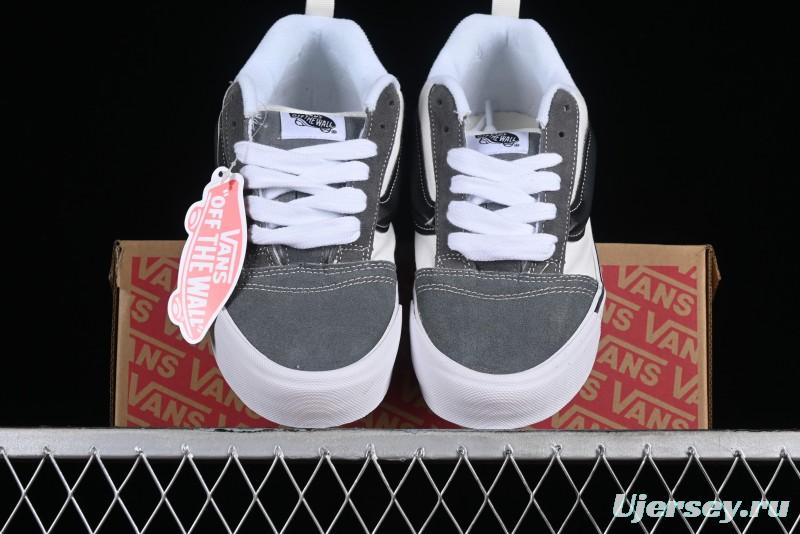 Vans Classics Knu Skool Retro Skate Shoes with Checkerboard Design - VN0009QC6PA