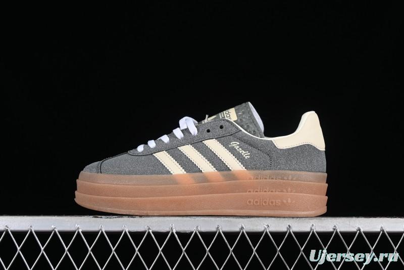 Adidas Originals Gazelle Bold IE0428 Low-Top Sneakers with Thick Sole for Casual Wear, Anti-Slip and Durable - IE0428
