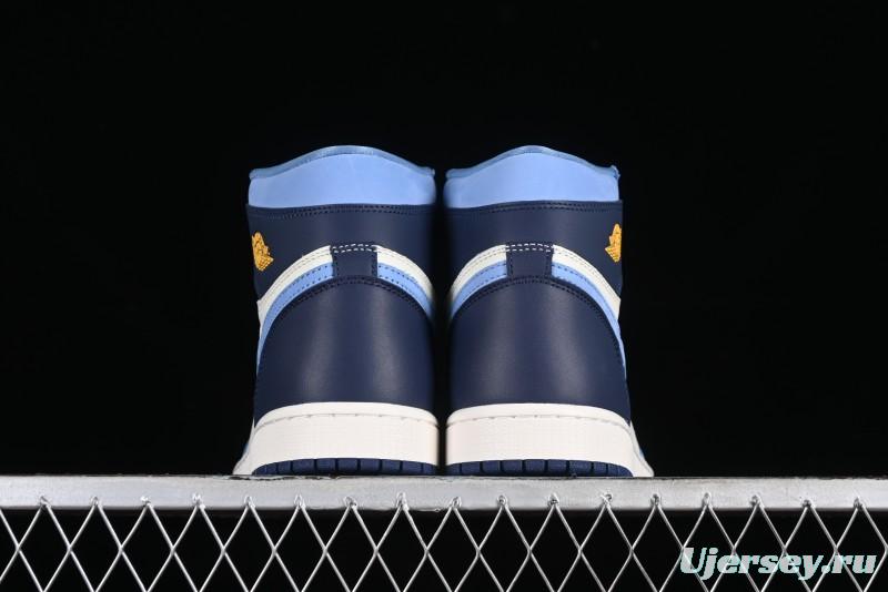 Air Jordan 1 High-Top "First in Flight" Obsidian 2.0  Basketball Shoes