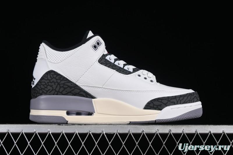 Nike Air Jordan 3 Retro Cement Grey Sneakers - CT8532-106
