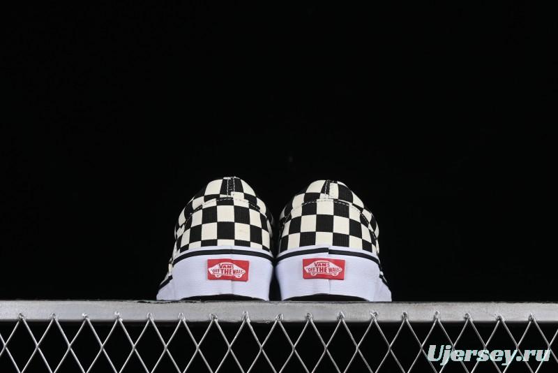 Vans Authentic Golden Coast Classic Checkerboard Slip-On Canvas Shoes - VN0A4BV4R6R