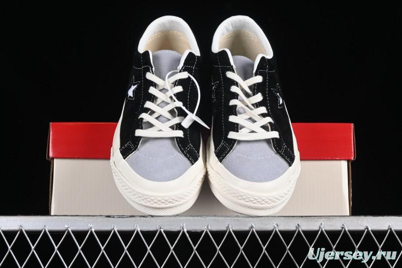 Converse One Star J Vtg Suede Low-Top Casual Sneakers in Black/Grey - M.C3
