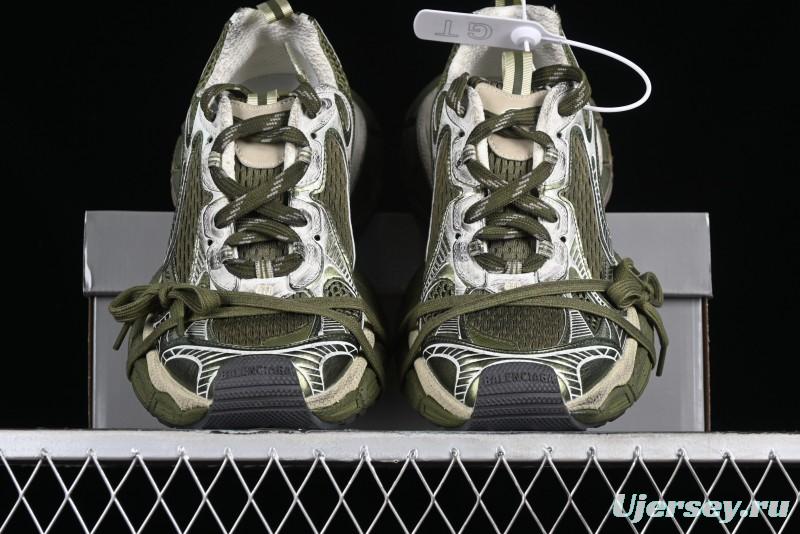 Balenciaga Phantom Sneaker 10th Generation Trend Running Shoes with Transparent Heel Strap - W3XL67019