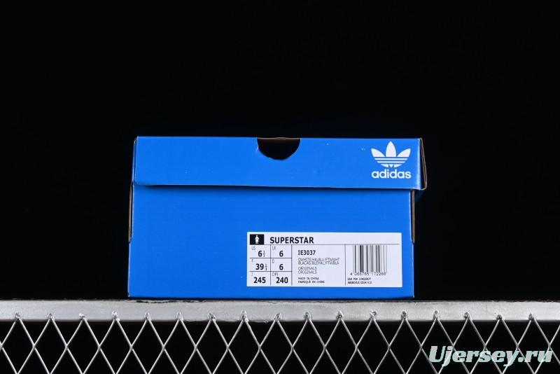 Adidas Originals Superstar Casual Sneakers with Shell Toe - IE3037