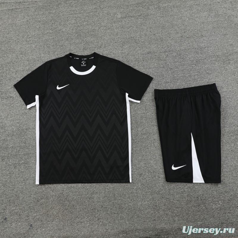 24/25 Nike Black Short Sleeve Jersey+Shorts