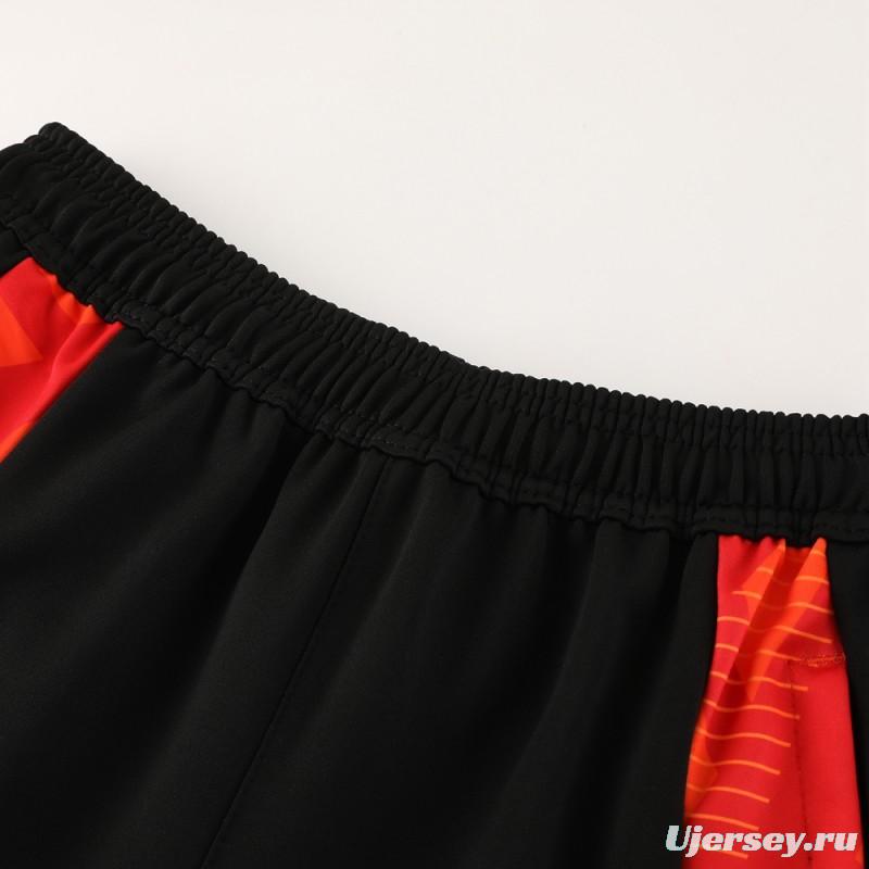 24/25 Adidas Red/Orange Full Zipper Jacket +Long Pants