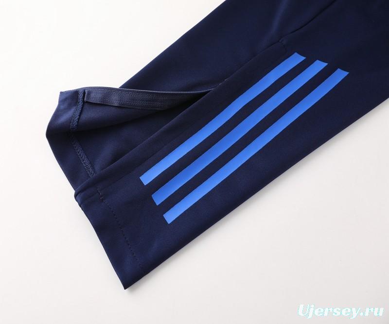 2024 Adidas Navy Half Zipper Jacket +Long Pants