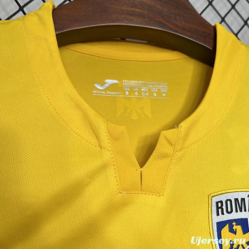 2024 Romania Euro Home Jersey