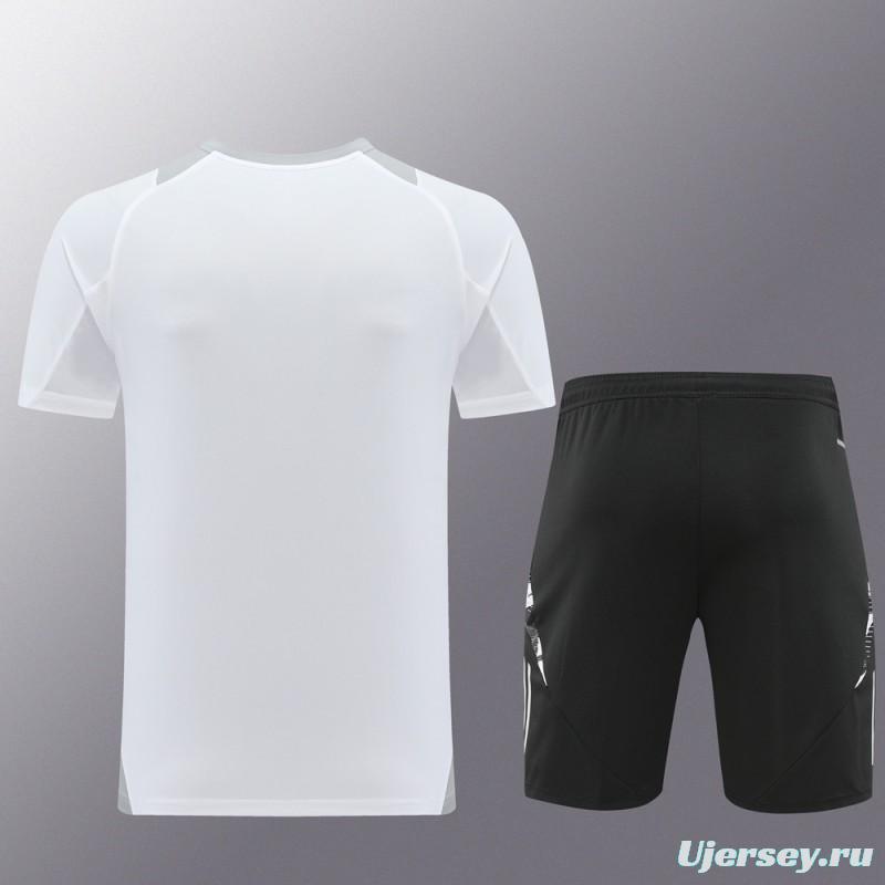 24/25 Adidas White Short Sleeve Jersey+Shorts