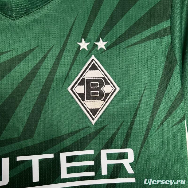 24/25 Borussia Monchengladbach Away Green Jersey