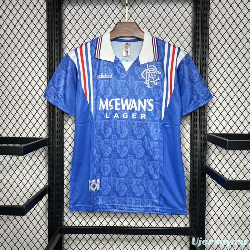 Retro 96/97 Glasgow Rangers Home Jersey