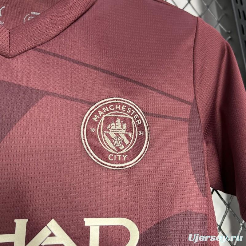 24/25 Kids Manchester City Third Jersey