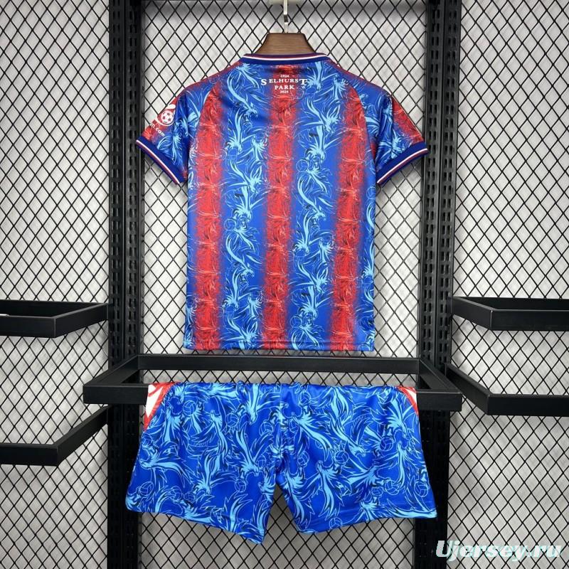 24/25 Kids Crystal Palace Home Jersey