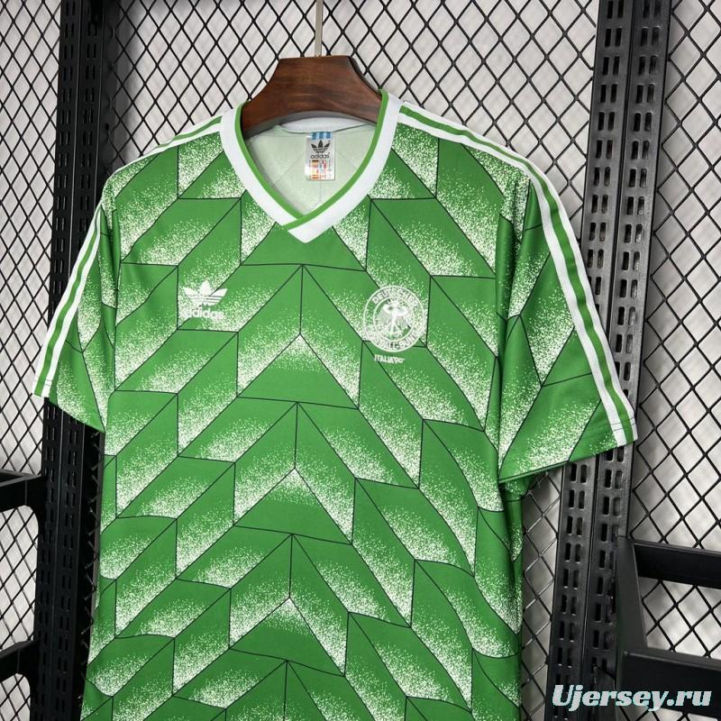 Retro 1990 Germany Away Green Jersey