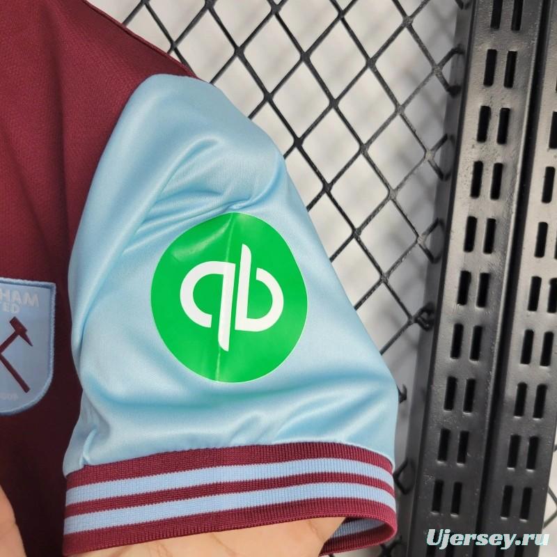 24/25 Kids West Ham United Home Jersey
