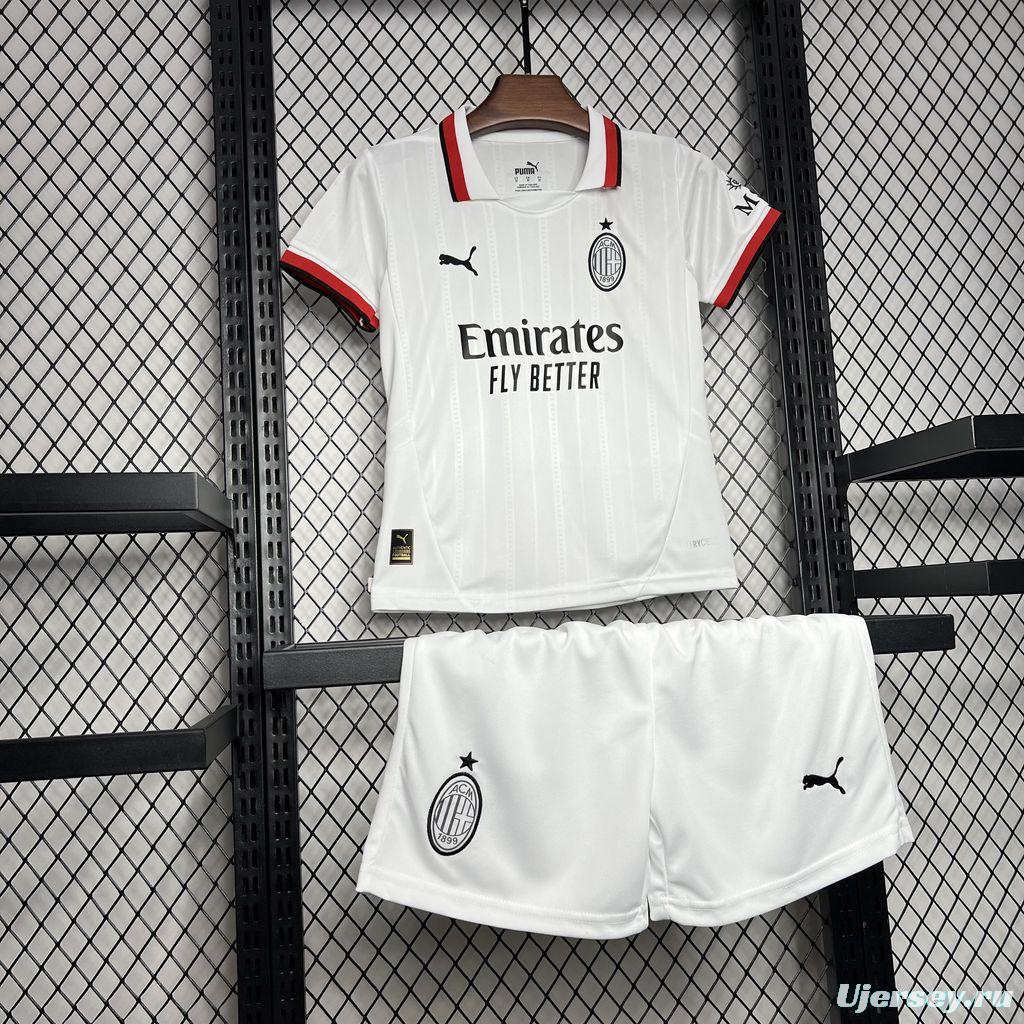 24/25 Kids AC Milan Away Jersey