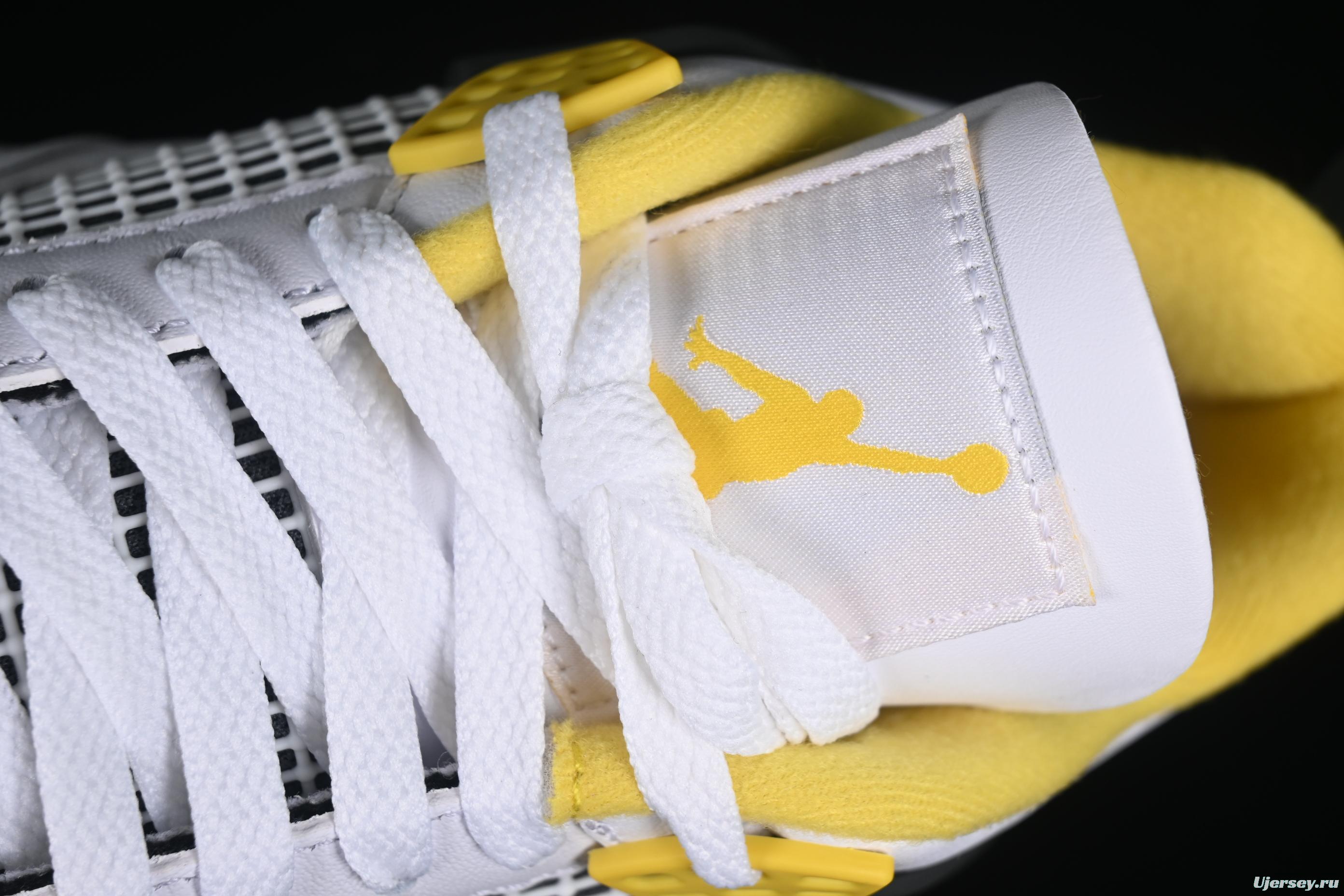 Nike Air Jordan 4 Retro Vivid Sulfur Sneakers - AQ9129-101