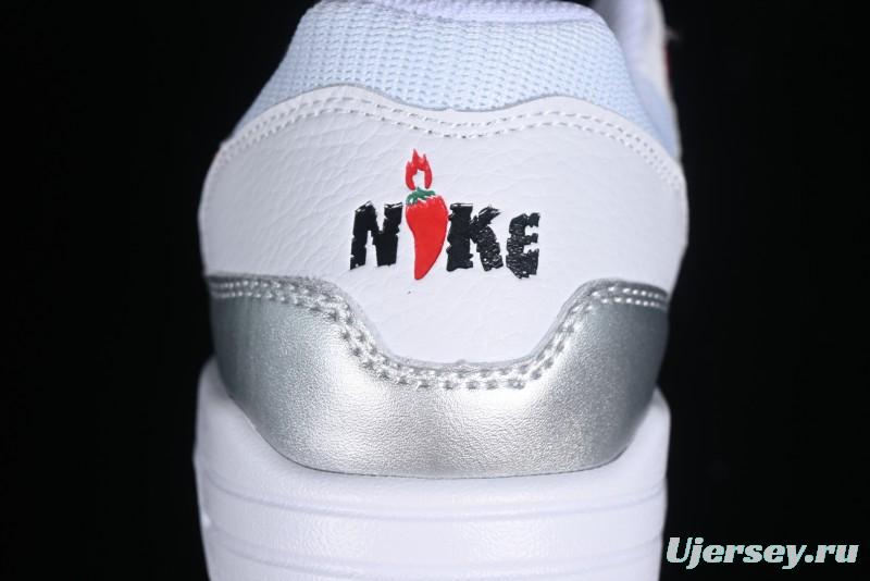 Nike Air Max 1 Retro Running Shoes with Half-Sole Air Cushion - HF7746-100