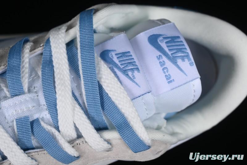 Nike Sacai VaporWaffle 3.0 Deconstructed Sneakers with Overlapping Swoosh and Double Tongue - DD1875-101