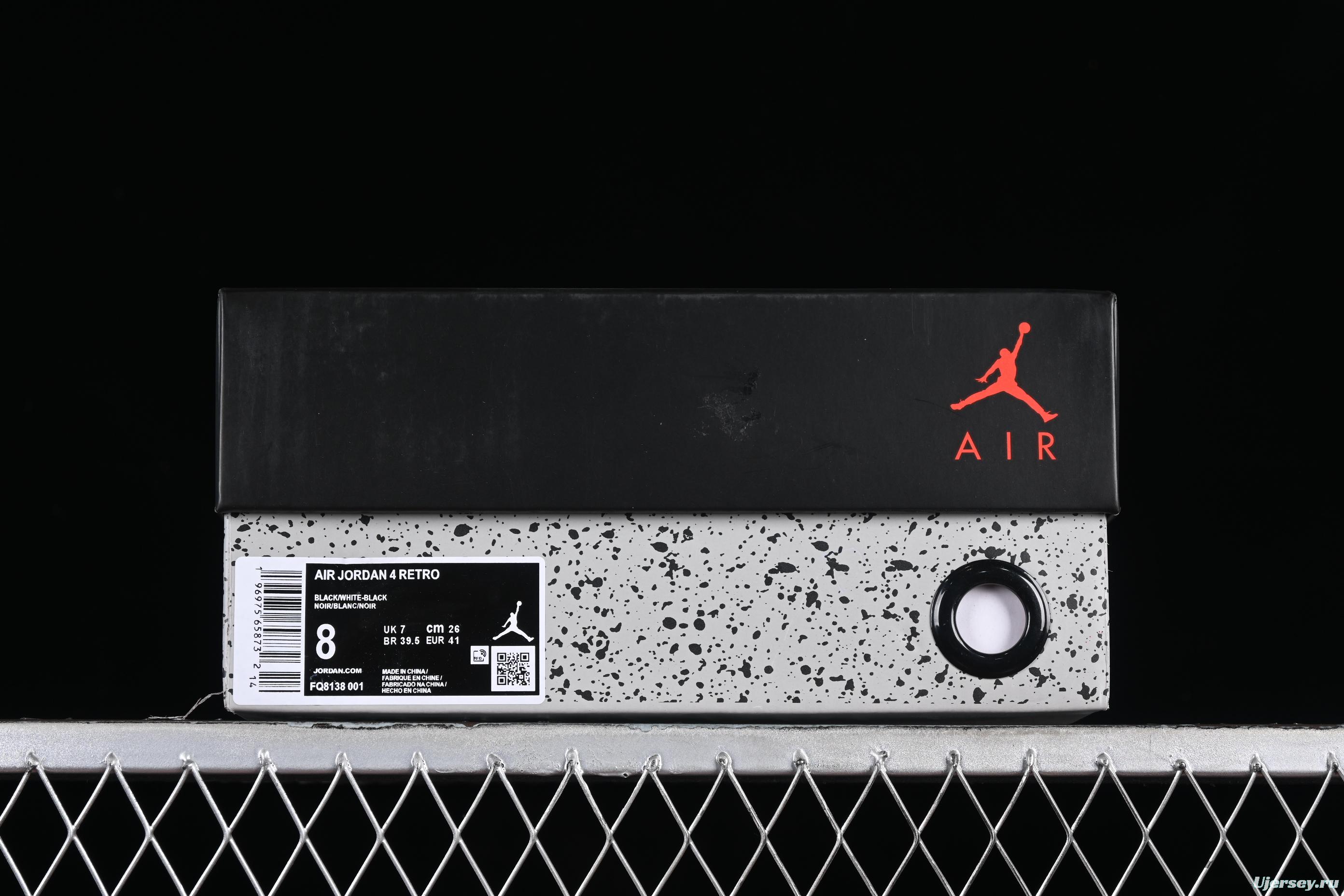 Nike Air Jordan 4 Retro "White Thunder" Basketball Shoes - FQ8138-001