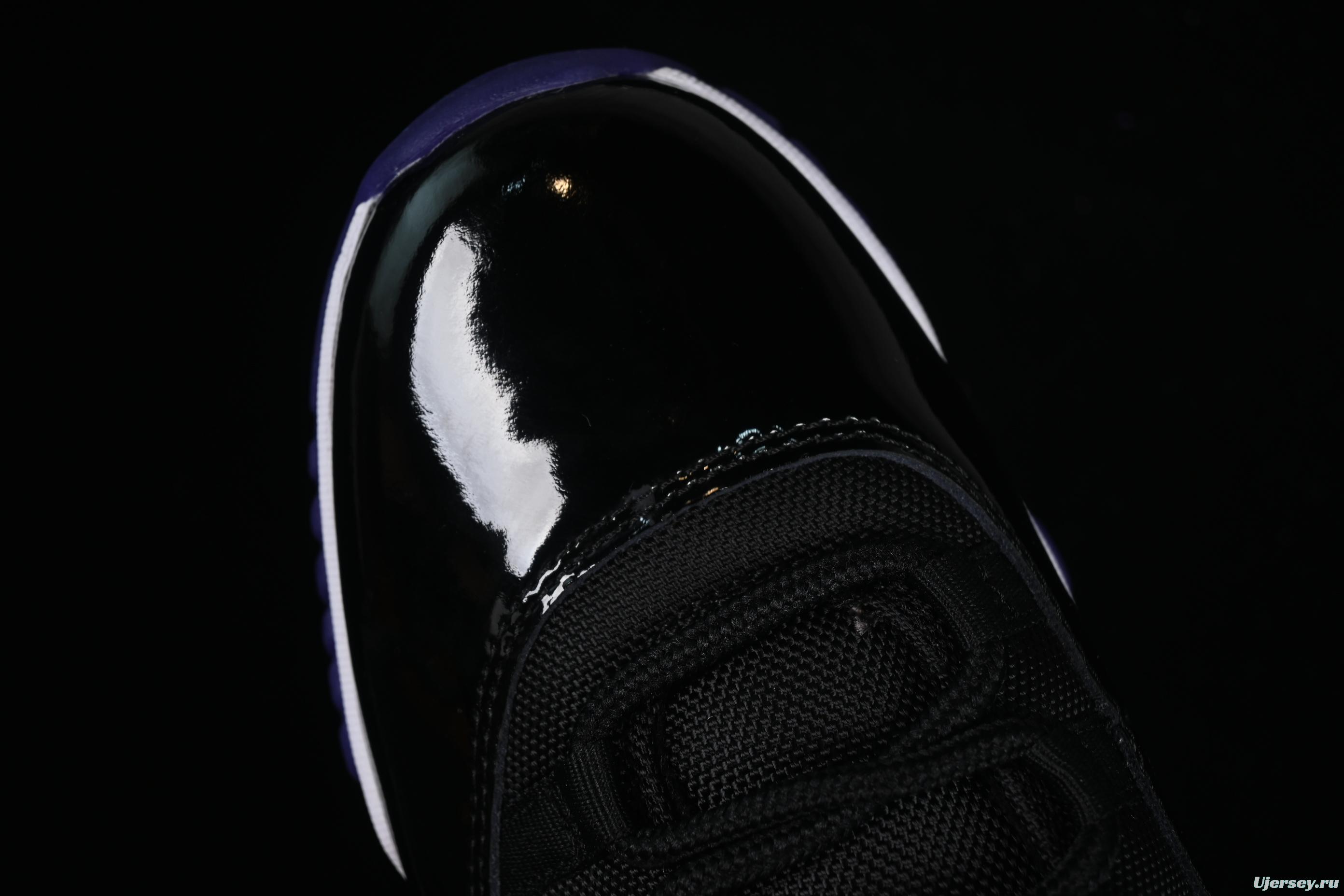 Nike Air Jordan 11 Retro Basketball Shoes with Patent Leather and Carbon Fiber Plate - CT8812-999