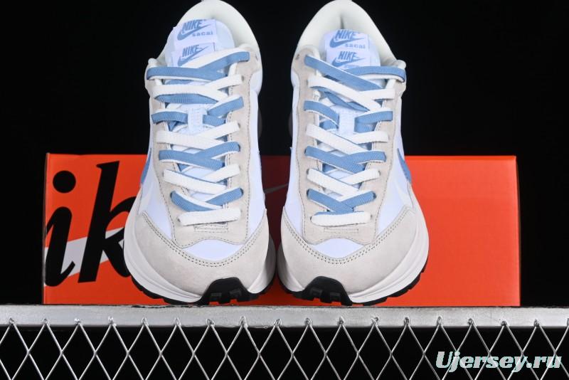 Nike Sacai VaporWaffle 3.0 Deconstructed Sneakers with Overlapping Swoosh and Double Tongue - DD1875-101