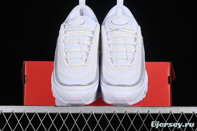 Nike Air Max 97 Retro Running Shoes with Full-Sole Air Cushion - FQ8889-100