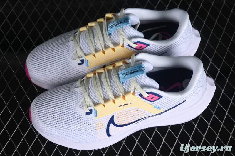 Nike Air Zoom Pegasus 40 Breathable Mesh Running Shoes - DV3853-105