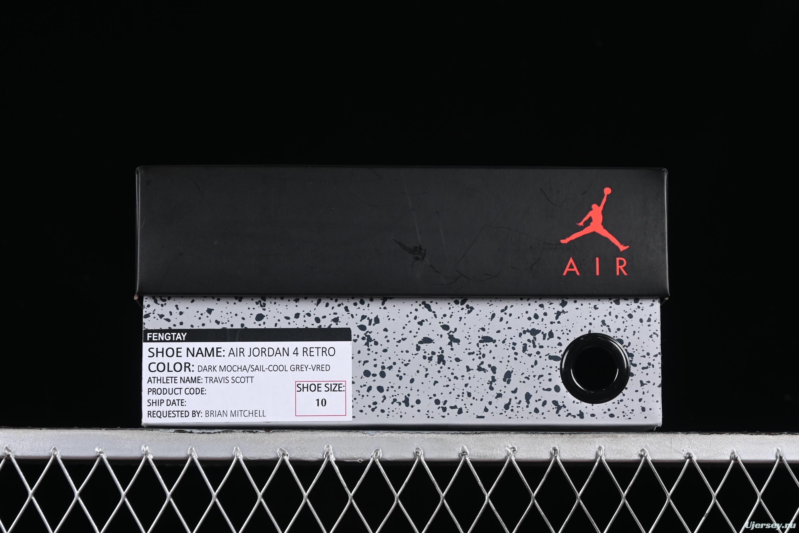 Nike Air Jordan 4 Retro TS Suede Brown - AJ4