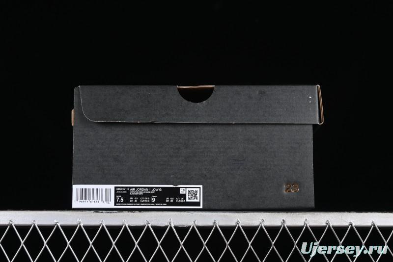 Nike Air Jordan 1 Low Golf Shoes Grey White Green - DD9315-112