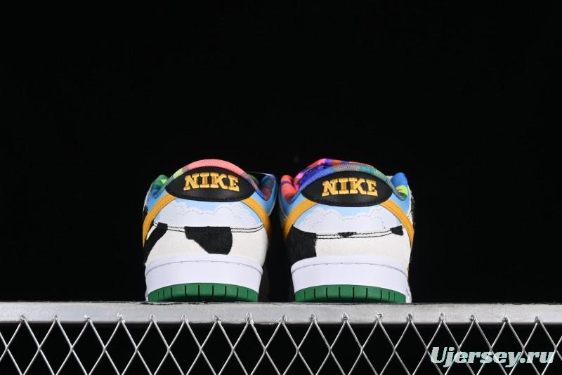 Nike Ben & Jerry's x Nike SB Dunk Low Pro QS "Chunky Dunky" Classic Casual Skate Shoes - CU3244-100