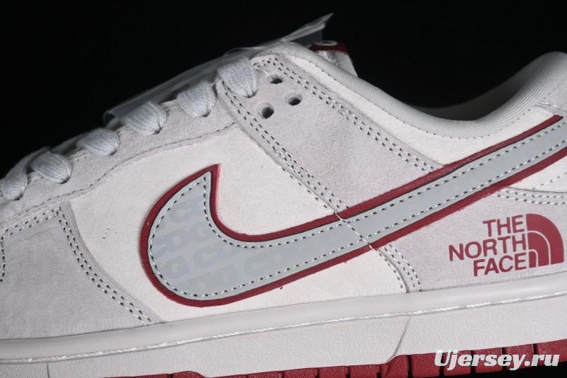 Nike Dunk Low The North Face CDG Collaboration - Grey Skateboard Shoes - DQ1098-336