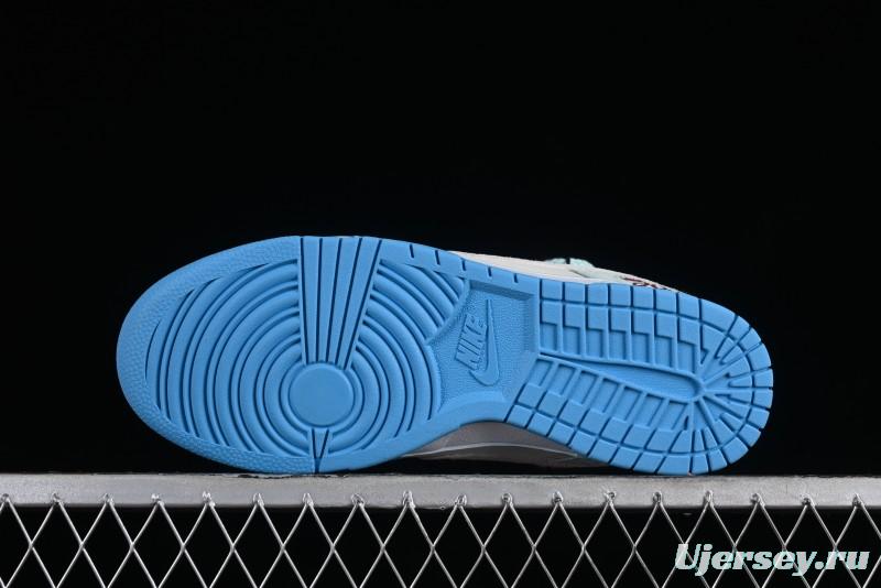 Nike SB Dunk Low Year of the Dragon Limited Edition - Gray Hook Dragon Soaring High Anniversary Premium Custom Low-Top Casual Skate Shoes - SJ2068-230