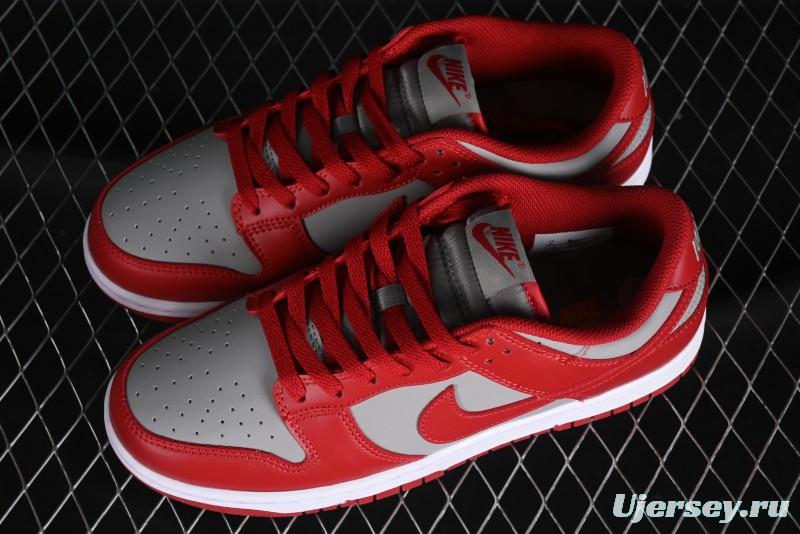 Nike SB Dunk Low Grey Red Colorway Low-Top Casual Skateboarding Shoes - CW1590-0002