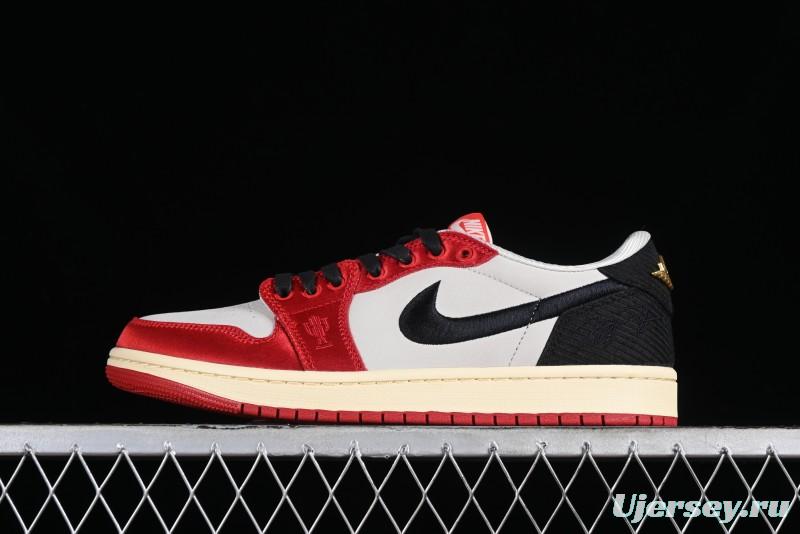 Nike Trophy Room x Jordan 1 Low OG "Away" Casual Sneakers - FN0432-100