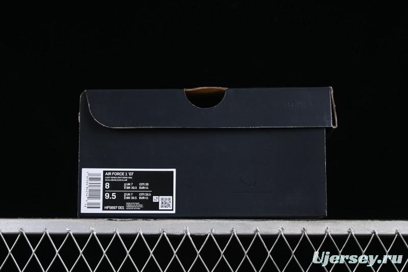 Nike Air Force 1 '07 Low Casual Sneakers with Full-Length Air Cushion - HF5697-001