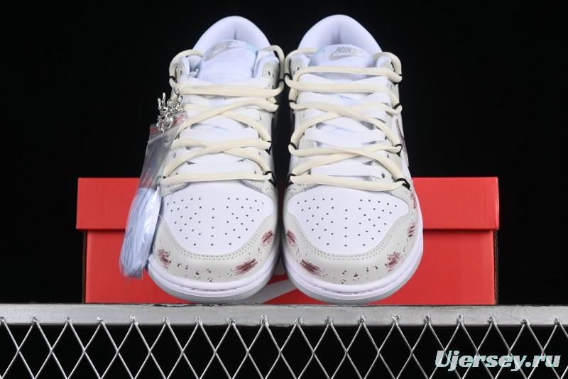 Nike Dunk Low SB 'Neutral' Urban Ruins Skate Shoes with Strap - DV0831-101