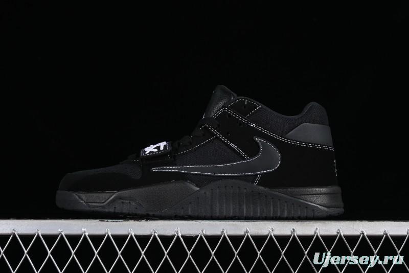 Nike Travis Scott x Jordan Cut The Check AJ1 Basketball Shoes with Velcro Strap - DR9317-001