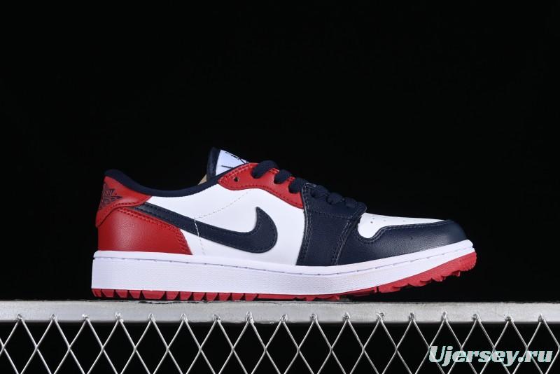 Nike Air Jordan 1 Low Golf Shoes Black Toe - DD9315-113