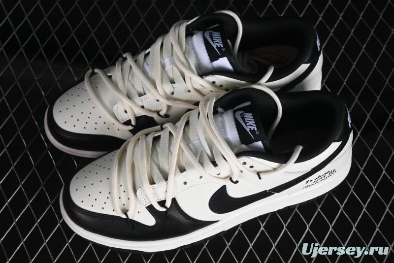 Nike Dunk Retro Saml Panda Mischief Low-Top Casual Sneakers with SB Lace and Retro Black-White Design - DD1391-100