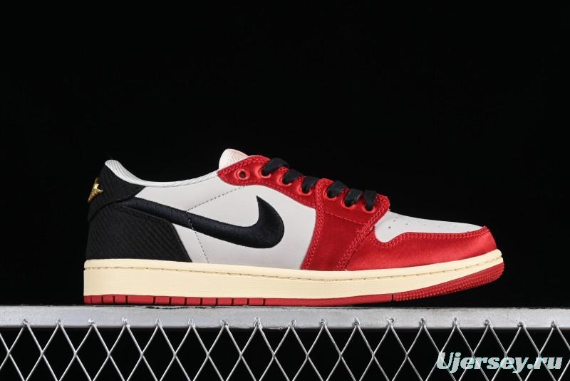 Nike Trophy Room x Jordan 1 Low OG "Away" Casual Sneakers - FN0432-100