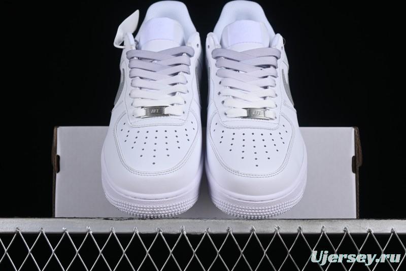 Nike Air Force 1 '07 Low Customized Anime Theme Gradient Grey Swoosh Casual Sneakers - FN0366-102