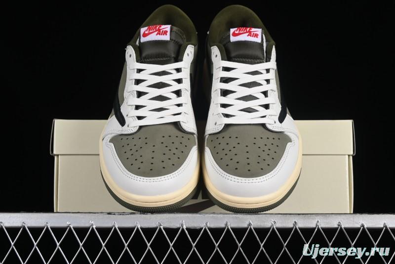 Nike Travis Scott x Air Jordan 1 Low OG Retro Sneakers DM7866-200