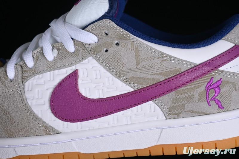 Nike SB Dunk Low Rayssa Leal Pro Skate Shoes with Colorful Smiley Laces - FZ5251-001